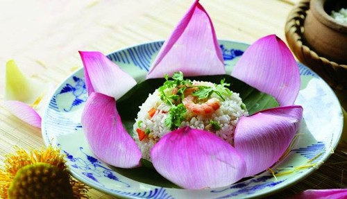 Блюда из цветов – уникальность вьетнамской кухни - ảnh 2